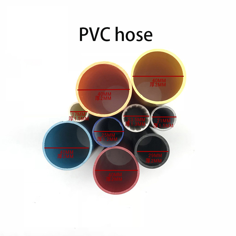 Material plástico de la extrusión del tubo del tubo del PVC del tamaño y del color de encargo no estándar