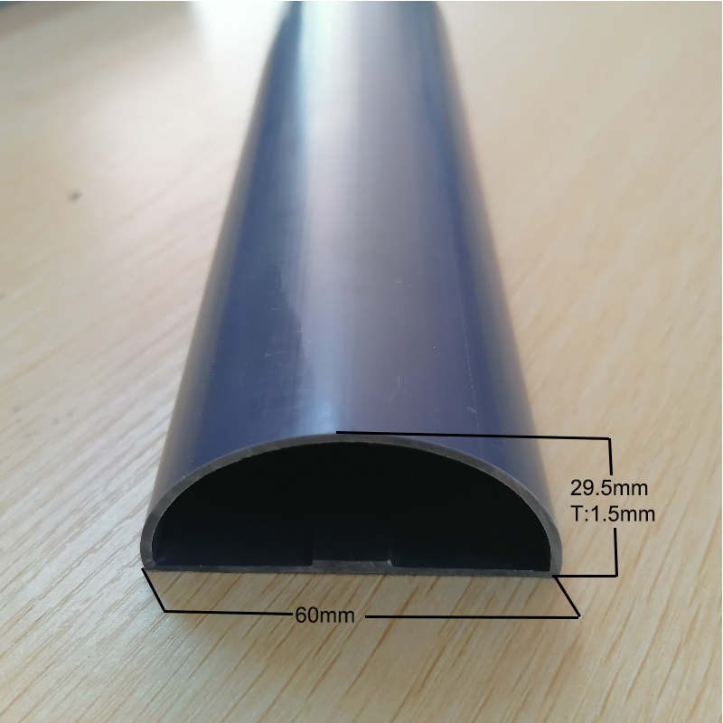 Tipo de tubo Semiconductor de la pila de plástico PVC - d curvada